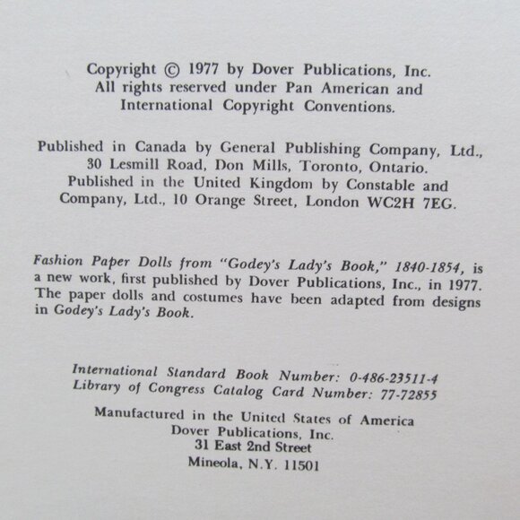 Fashion Paper dolls book - Picture 5 of 9